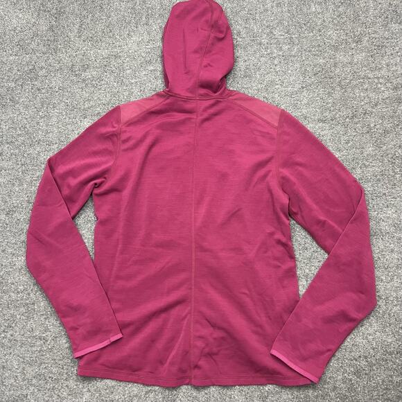 Fjallraven Keb Fleece Jacket Womens Small Pink Hooded Full Zip Outdoor Hiking - Picture 5 of 11